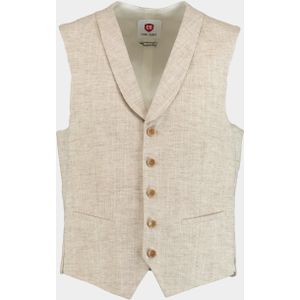 Your Own Party By CG - Gilet - Beige - Mix van Viscose, Linnen, Katoen en Polyester