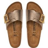 Birkenstock - Catalina Cushion Buckle - Badslippers - Geel - Suède