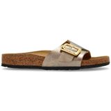 Birkenstock - Catalina Cushion Buckle - Badslippers - Geel - Suède