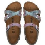Birkenstock - Kumba Kids - Sandaal - Saffiano Iriserende Altviool - Birko-Flor