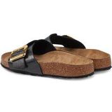 Birkenstock - Catalina Cushion Buckle - Slippers - Zwart - Suède
