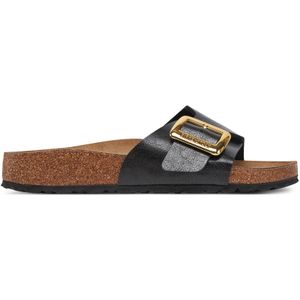 Birkenstock - Catalina Cushion Buckle - Slippers - Zwart - Suède