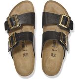 Birkenstock - Sydney Cushion Buckle Slides - Schoenen - Zwart - Zijde