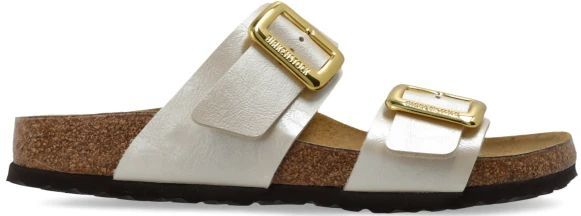 Birkenstock - Sydney Cushion Buckle - Schoenen - Beige - Leer