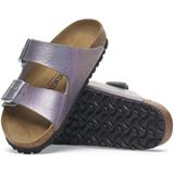 Birkenstock - Arizona Saffiano Iridescent Viola - Slippers - Paars - Natuurkurk Voetbed