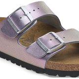 Birkenstock - Arizona Saffiano Iridescent Viola - Slippers - Paars - Natuurkurk Voetbed