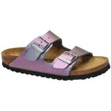 Birkenstock - Arizona Saffiano Iridescent Viola - Slippers - Paars - Natuurkurk Voetbed