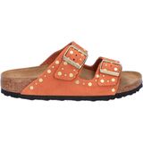 Arizona - Muiltjes - Suède - Open Toe - Platte Hak