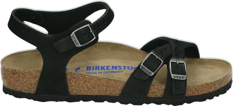 Kumba Sfb - Sandalen - Effen - Leer - Anatomisch Gevormd Voetbed - Platte Hak