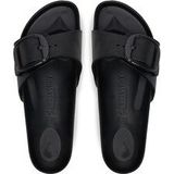 Birkenstock - Madrid Big Buckle - Schoenen - Zwart - Leer