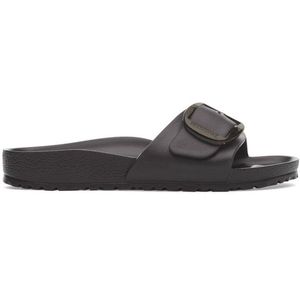 Birkenstock - Madrid Big Buckle - Schoenen - Zwart - Leer