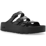 Birkenstock - Papillio - Teenslippers - Zwart - Rubber