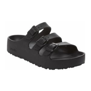 Birkenstock - Papillio - Teenslippers - Zwart - Rubber