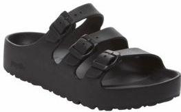 Birkenstock - Papillio - Teenslippers - Zwart - Rubber