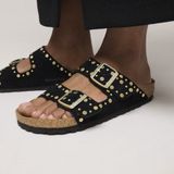 BIRKENSTOCK - Arizona Rivet - Slippers - Zwart