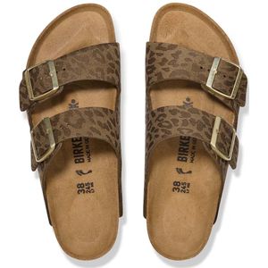 Birkenstock - Arizona - Synthetische Sandalen - Luipaardlook - Anatomisch Voetbed