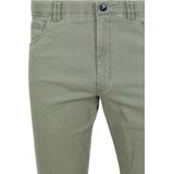 Casa Moda - Pullover - Groen - Katoen - Wijde Fit - V-Hals