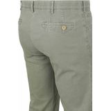 Casa Moda - Pullover - Groen - Katoen - Wijde Fit - V-Hals