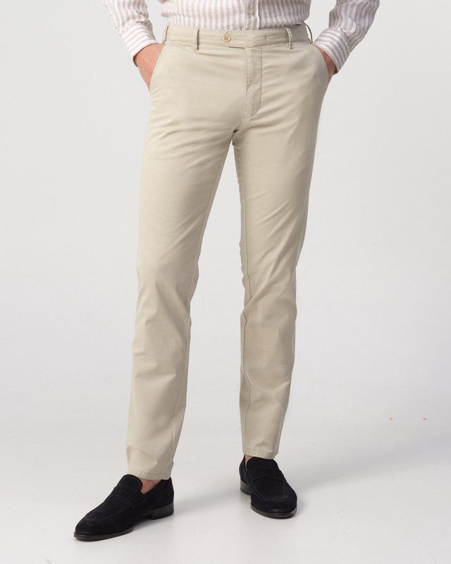 Meyer - Tokyo - Pantalon - Blauw - Katoen