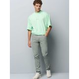 MEYER Jeans 'M5'  olijfgroen