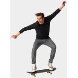 MEYER - Chino - Grijs Gemêleerd - Katoen - Regular Fit