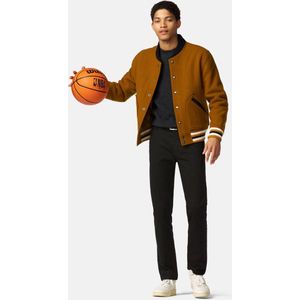 MEYER - Chino - Zwart - 5-pocket-style - Regular Fit - Lang/maxi