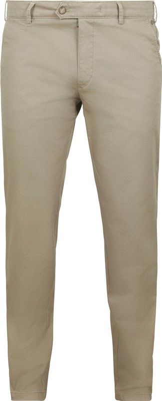 Meyer Chino Bonn - Beige - Modern-Fit - Duurzaam Katoen