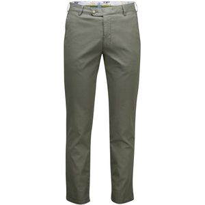 Meyer - Pantalon - Katoen - Groen - Flatfront