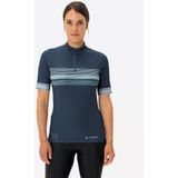VAUDE - Dames Fietsshirt - Korte Mouwen - Zwart - Gerecycled Polyester