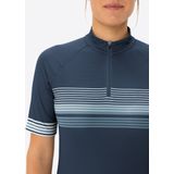 VAUDE - Dames Fietsshirt - Korte Mouwen - Zwart - Gerecycled Polyester