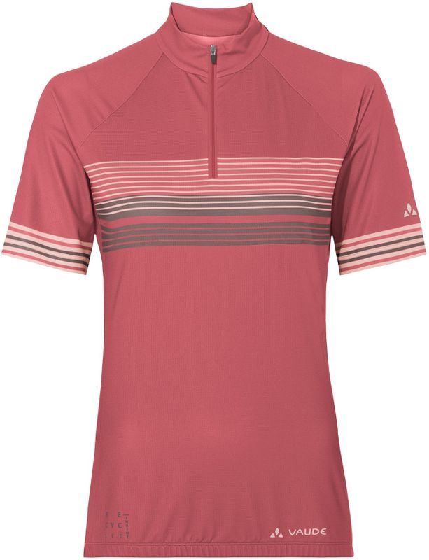 Vaude - Posta Half Zip Tricot II - Fietsshirt - Rood