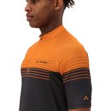 Vaude - Heren Wielershirt - Groen - Gerecycled Polyester - Korte Ritssluiting