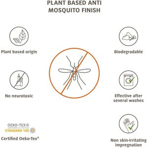 VAUDE - Kids Caprea Antimos - Wandelbroek - Groen - Eco Finish