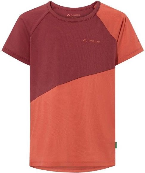 Vaude Bike Moab Ii T-shirt Met Korte Mouwen Rood 134-140 cm Jongens