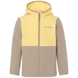 VAUDE Fleecejack KIDS PULEX HOODED JACKET - Kleur: Linnen