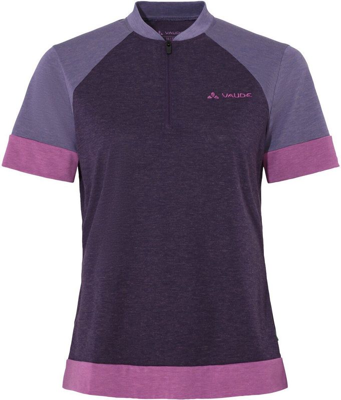 VAUDE Altissimo Q-Zip Shirt - Fietsshirt - Lichtblauw - Drirelease® Materiaal