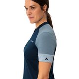 VAUDE Dames Bikeshirt - Korte Ritssluiting - Licht - Geurremmend - Drirelease®
