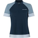 VAUDE Dames Bikeshirt - Korte Ritssluiting - Licht - Geurremmend - Drirelease®