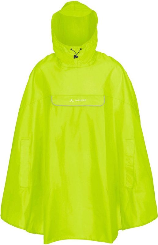 VAUDE Valdipino - Regenponcho - Groen - Gerecycled Polyester