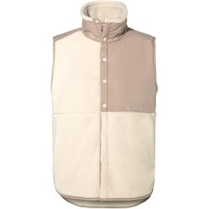 Vaude - Najun Fleece Vest - Fleecebodywarmer - Beige/Wit