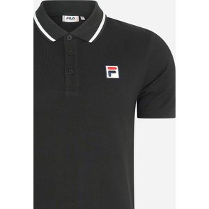 LEITMERITZ - T-shirt - Jersey - Zwart - Polokraag - Logoprint