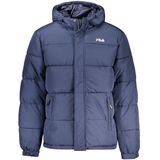 Fila - FM9616 - Hooded Puffer Jacket - Blauw - Polyester