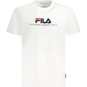 Fila - T-shirt - Wit - Katoen