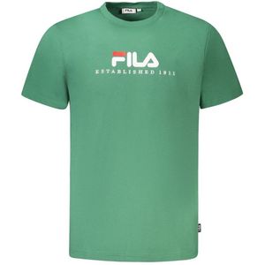 Fila - T-shirt - Katoen - Ronde Hals - Borduursels - Iconisch Logo