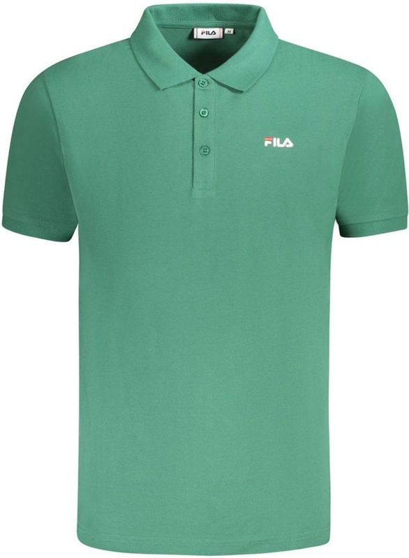 Fila - Classic Polo Shirt - Groen - Katoen - Korte Mouwen