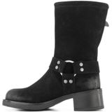 Oxmox Suède Bikerboots Zwart