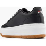 Fila - Zwarte Sneaker - Imitatieleer - Textiel