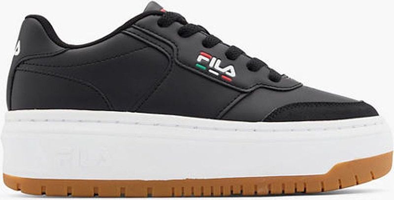 Fila - Zwarte Sneaker - Imitatieleer - Textiel