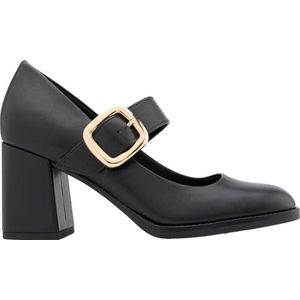 Graceland, Zwarte Mary Jane Pump, Dames, Black, Maat 38, Vanharen