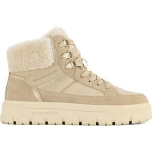 Tom Tailor - Veterboots - Beige - Imitatiesuède - Dames